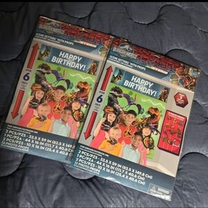 Jurassic World Dinosaur Party Scene Setters - Multicolor